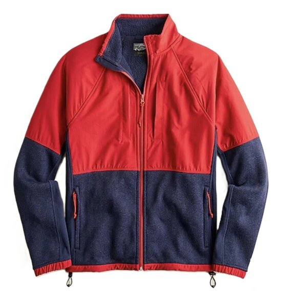 NWT-L-J.Crew Nordic Sweater Fleece Full-Zip Jacket